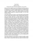 Reporte Cartas a quien pretende enseñar, octava carta