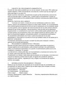 CONCEPTO DEL PROCEDIMIENTO ADMINISTRATIVO