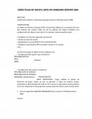 DIRECTIVAS DE GRUPO (GPO) EN WINDOWS SERVER 2008