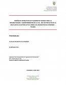 DISEÑO DE ESTRUCTURA DE PAVIMENTO FLEXIBLE PARA LA REHABILITACION Y MANTENIMIENTO DE LA VIA