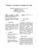 Sumador Completo de 2 bits