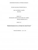 Biodivesidad en el estado de Zacatecas