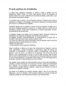 El arte poética de Aristóteles