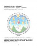 APLICACIÓN DEL MODELO MATEMÁTICO SIMPLEX PARA DETERMINAR LA COMBINACIÓN ÓPTIMA DE LOS PRODUCTOS EN LA EMPRESA PANADERÍA Y REPOSTERÍA CALIFORNIA