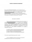 CESIÓN DE DERECHOS POSESORIOS