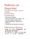 Importancia de Reportar Incidentes - Reflexión de seguridad