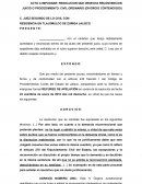 Apelación no admisión de reconvención