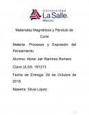 Ensayo de Magnetismo