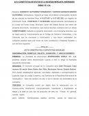 ACTA CONSTITUTIVA-ESTATUTOS DE LA SOCIEDAD MERCANTIL INVERSIONES DOBLE “G”, C.A