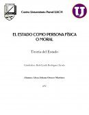 El estado como persona física o moral