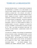 Teoria de la organizacion