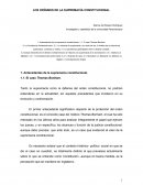 LOS ORÍGINES DE LA SUPREMACÍA CONSTITUCIONAL