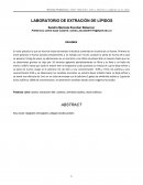 LABORATORIO DE EXTRACIÓN DE LÍPIDOS
