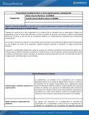 Presentación problema ético a nivel organizacional o empresarial