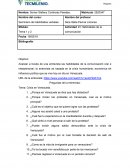 Actividad: #1 Habilidades de la comunicación