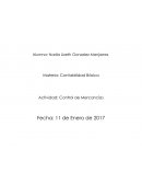 Control de Mercancías