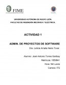 Ensayo sobre administración de proyectos de software