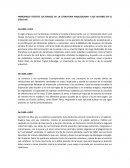 PRINCIPALES EFECTOS CULTURALES DE LA LITERATURA ANGLOSAJONA Y SUS AUTORES EN EL SIGLO XIX