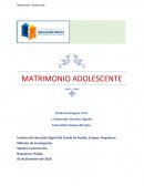 Matrimonio adolescente