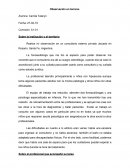 Observacion en terreno