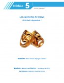 Los argumentos del ensayo Actividad integradora 1 Máscaras Mexicanas de Octavio Paz