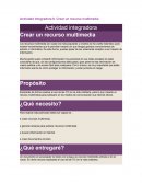 Actividad integradora 6. Crear un recurso multimedia