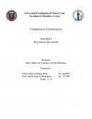 Competencia Comunicativa Actividad 2 Descripción del entorno