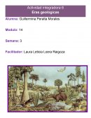 Actividad integradora 6 Eras geológicas