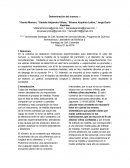 Determinación del numero