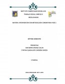 Intervención con metodologia comunitaria