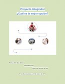 Proyecto Integrador ¿Cuál es la mejor opción?