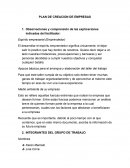 PLAN DE CREACION DE EMPRESAS