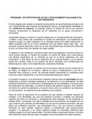 PROGRAMA DE PARTICIPACIÓN ACTIVA Y ENVEJECIMIENTO SALUDABLE EN UNA RESIDENCIA