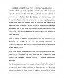 ÍNDICE DE COMPETITIVIDAD VIAL Y LOGÍSTICA PARA COLOMBIA