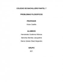 PROBLEMAS FILOSOFICOS. Página 1