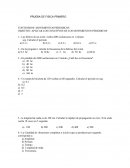 Prueba 1 fisica primero medio