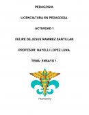 ENSAYO “EL VALOR DE EDUCAR”