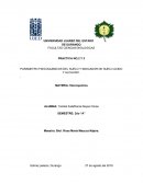 PARAMETRO FISICOQUIMICOS DEL SUELO Y INDICADOR DE SUELO ACIDO Y ALCALINO