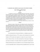 La educación como conditio sine qua non para el desarrollo de Colombia