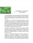 La globalización y los cambios en el medio ambiente