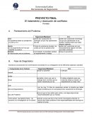 El tratamiento y resolución de conflictos