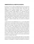 OBSERVACIÓN DE LA PRÁCTICA DOCENTE