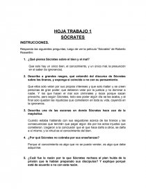 Sócrates de Roberto Rossellini. Página 1