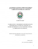 ELABORACION DE UN PROCEDIMIENTO, METODOS DE ENSAYOS Y REGISTROS PARA EL CONTROL DE CALIDAD DEL AGUA POTABLE DEL PROCESO EN LA PLANTA PILOTO DE LÁCTEOS DE LA CARRERA DE ING. DE ALIMENTOS