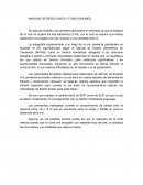 Análisis de resultados y conclusiones. Estudio preliminar de transito