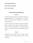 Ensayo sobre Etrategia Empresarial