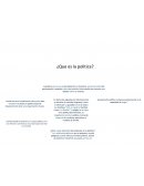 Tiene algún sentido la política?