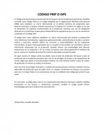 CODIGO PBIP O ISPS. Página 1