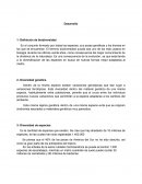 Biodiversidad. Diversidad genética