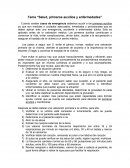 Tema “Salud, primeros auxilios y enfermedades”